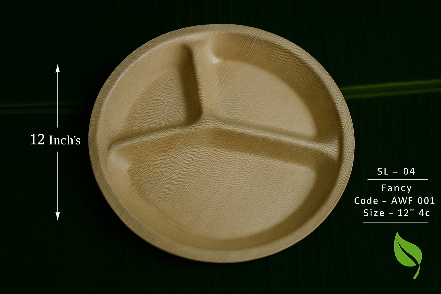 Partitioned Plate